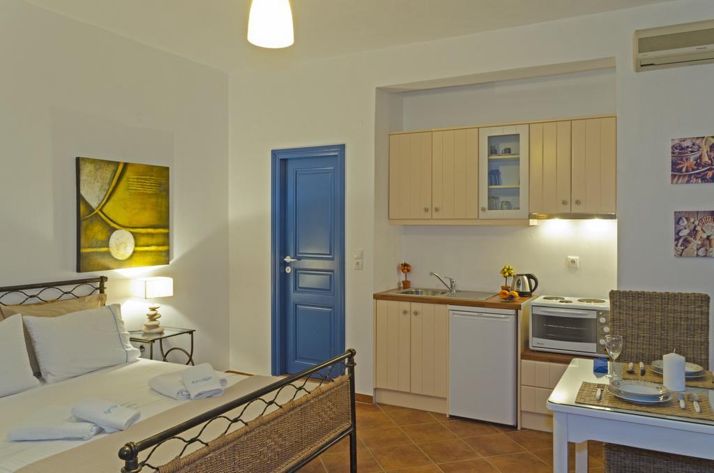 Aspro Mple Apartment Astypalaia ภายนอก รูปภาพ